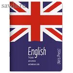 Тетрадь для записи английских слов (Юнион Джек)