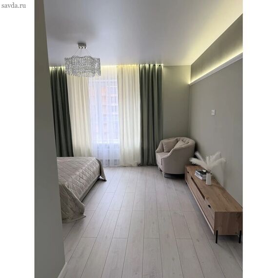 Продается  3-х комнатная квартира, 75 кв. м. (кухня-гостиная и 2 комнаты) в Краснодаре, ЖК Достояние, ул. Булгакова, 10