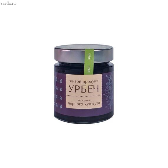 Урбеч из семян чёрного кунжута