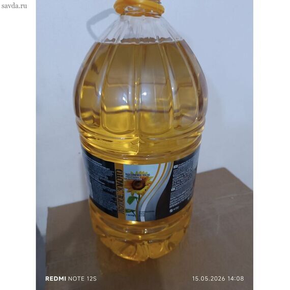 Живое золото 5л масло подсолнечное
